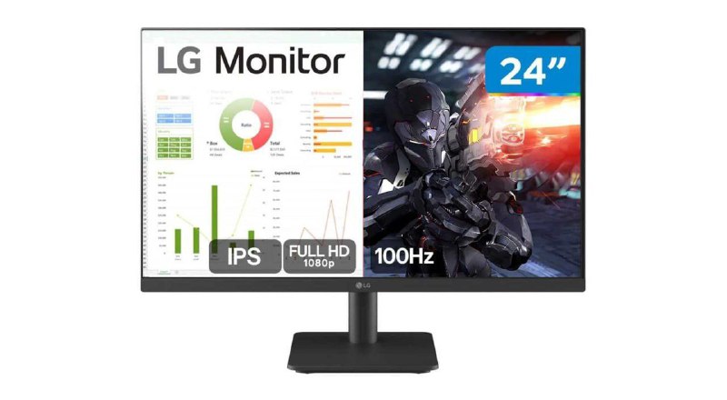 Monitor PC Gamer LG 24” IPS, Full HD, 100Hz