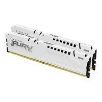 Memória RAM Kingston Fury Beast Expo, 32GB (2X16GB), 6400MT/s DDR5, DIMM, CL32, Branco - KF564C32BWEK2-32