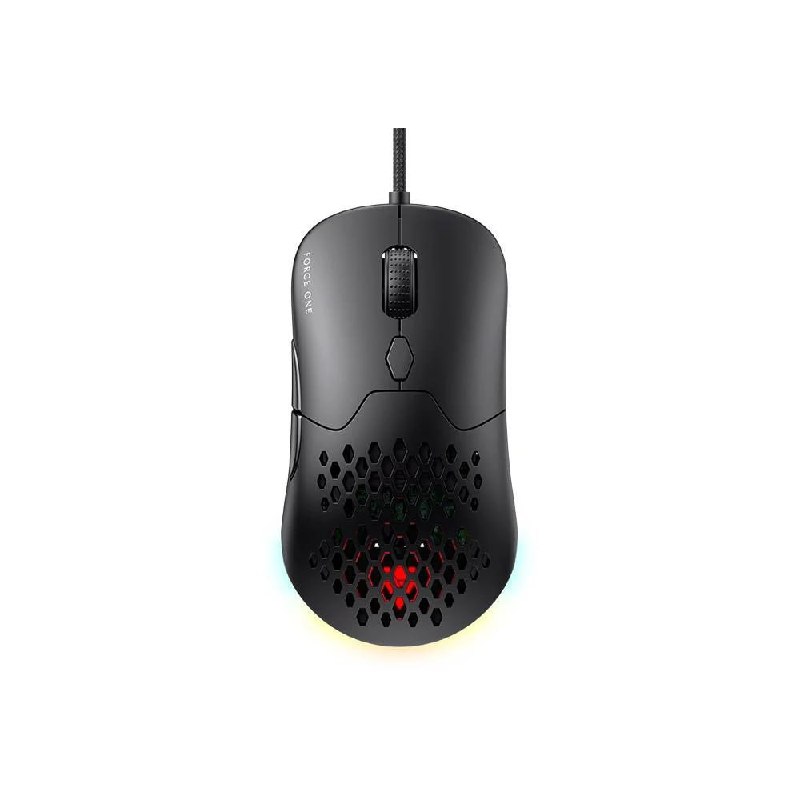 Mouse Gamer Force One Lynx, 19.000 DPI, RGB, Switchs Hotswap, Personalizável, Dual Mode Wireless ou Wired USB-C, Recarregável - FR.MO.LX.01