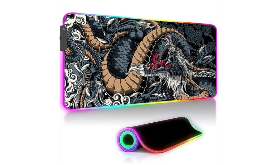 Mouse Pad Gamer Gigante RGB 80x30cm