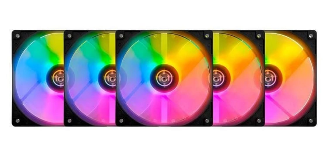 Kit Ventoinhas TGT Striker, Rainbow, 5x120mm