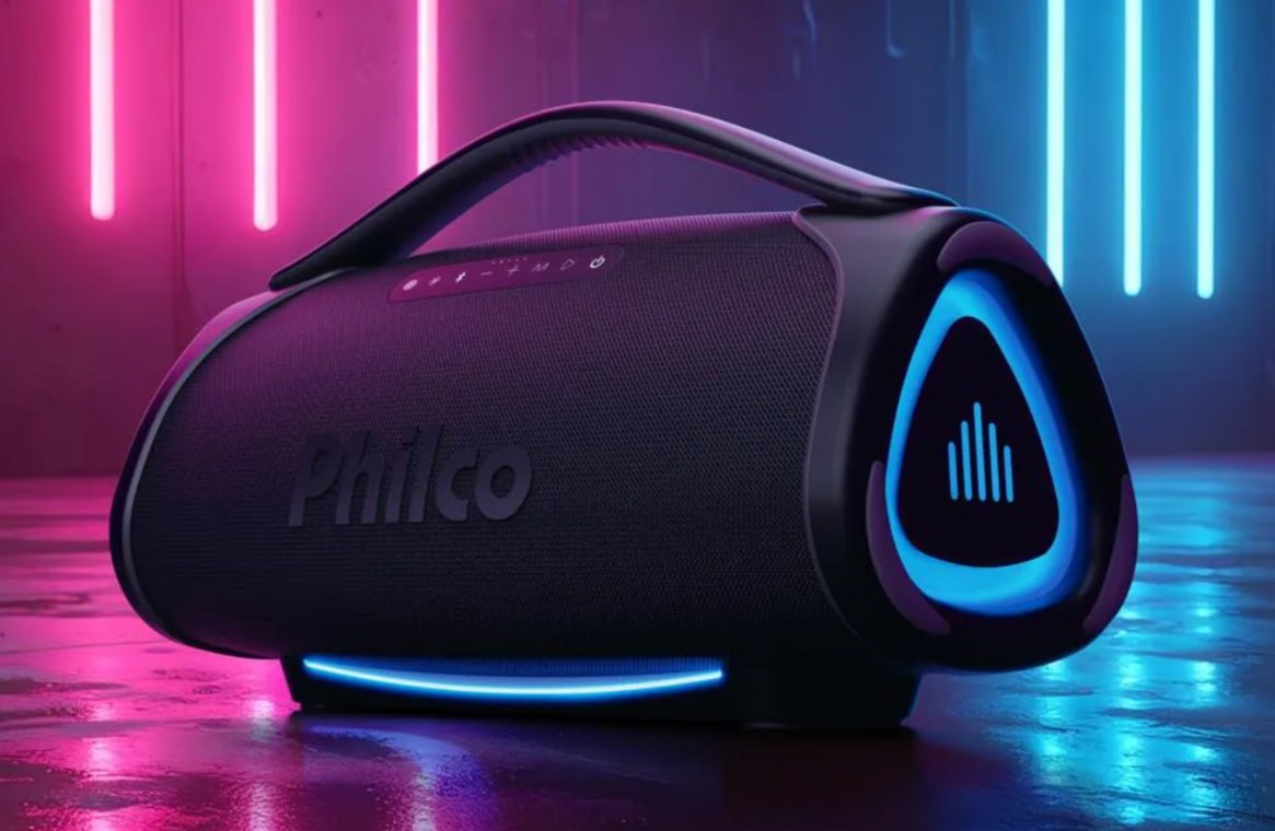Caixa de som Boombox Philco Extreme Bluetooth V.5.4 300w