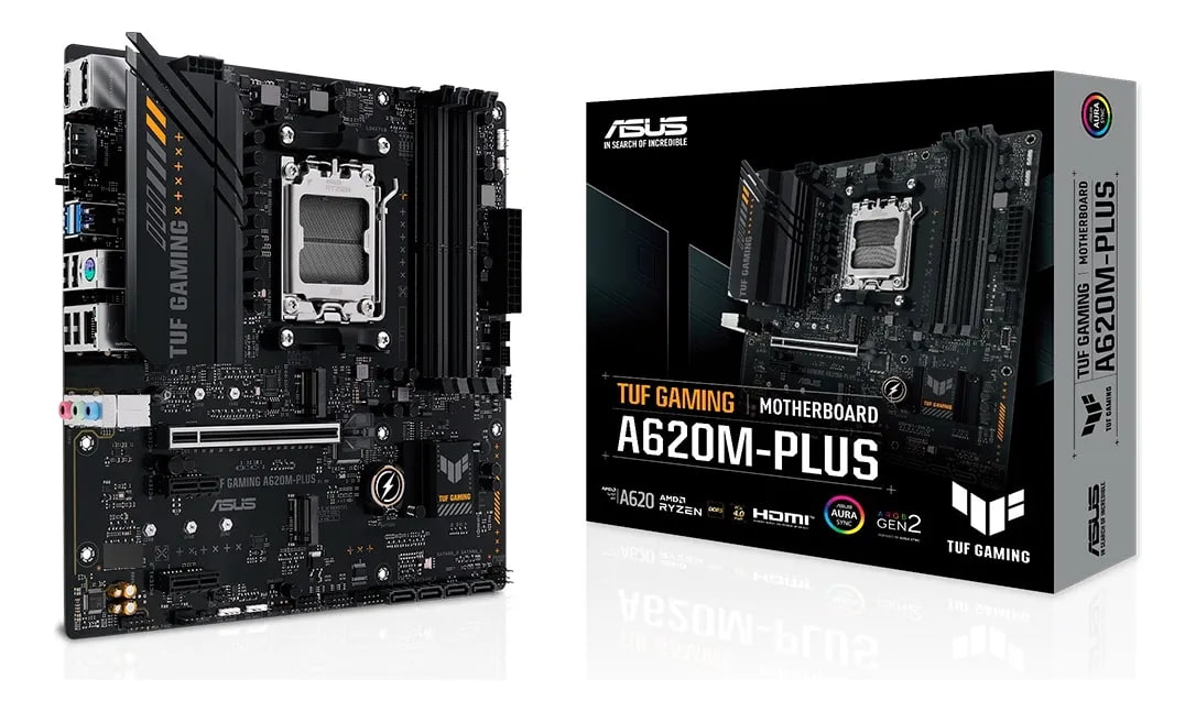 Placa Mãe Asus Tuf Gaming A620m-plus Amd Am5 Matx 4xddr5