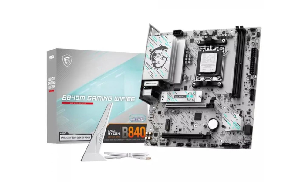 Placa Mãe MSI B840M Gaming WiFi6E, Chipset B840, AMD AM5, mATX, DDR5, B840M GAMING WIFI6E