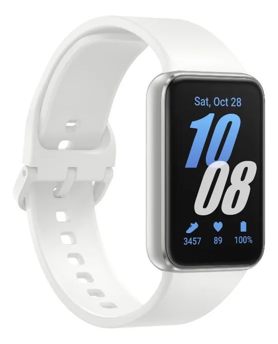 Samsung Galaxy Fit3 Pulseira Esportiva Branca