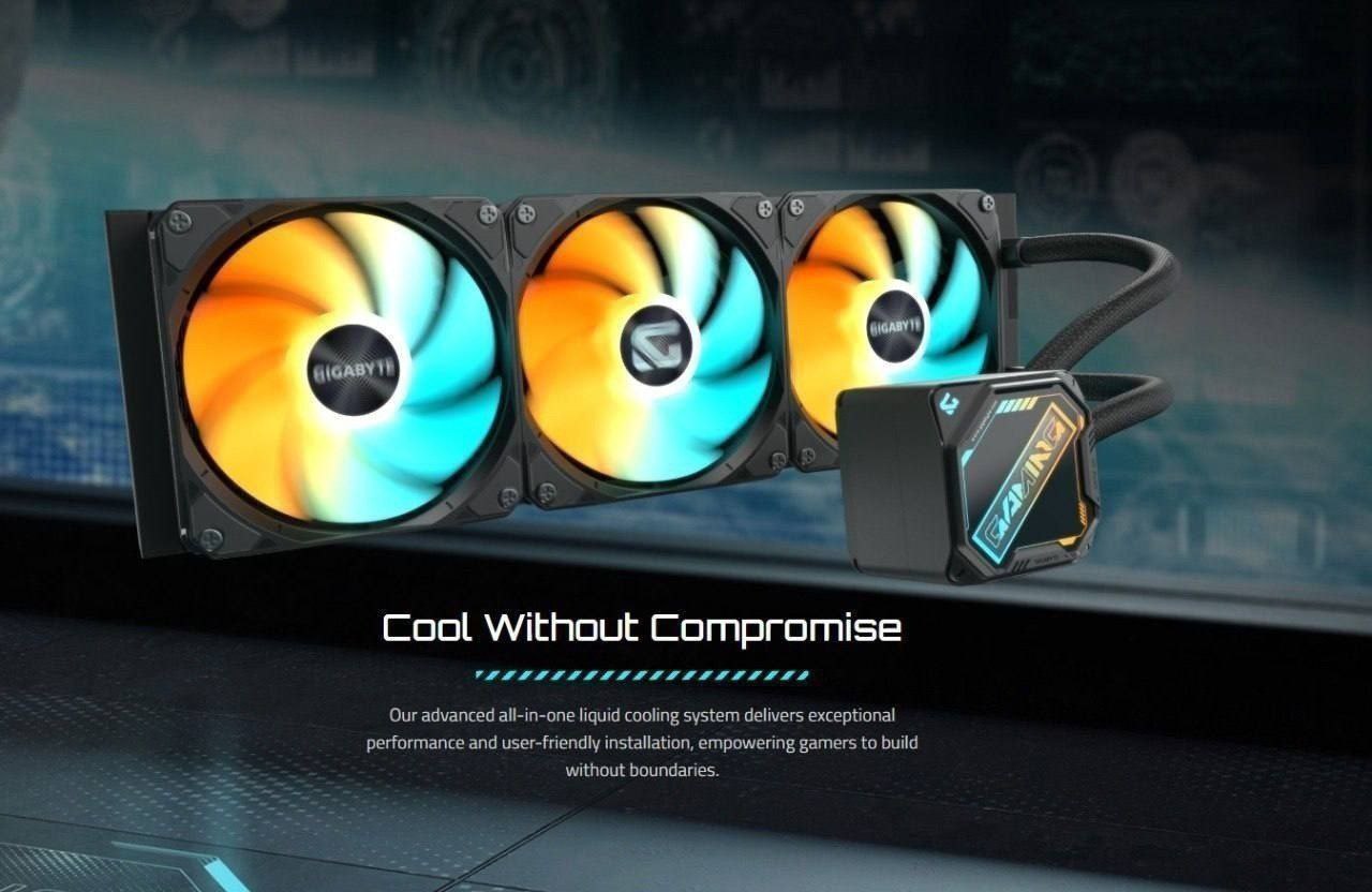 Water Cooler Gigabyte Gaming 360, RGB, 360mm, AMD e Intel
