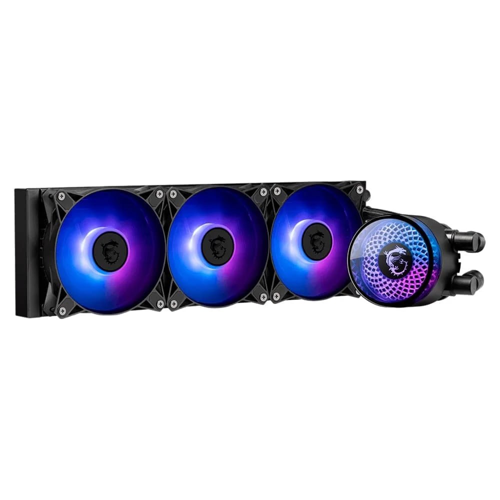 Water Cooler MSI MAG Coreliquid A12, ARGB, 360mm, Intel e AMD, Preto - CLA12360
