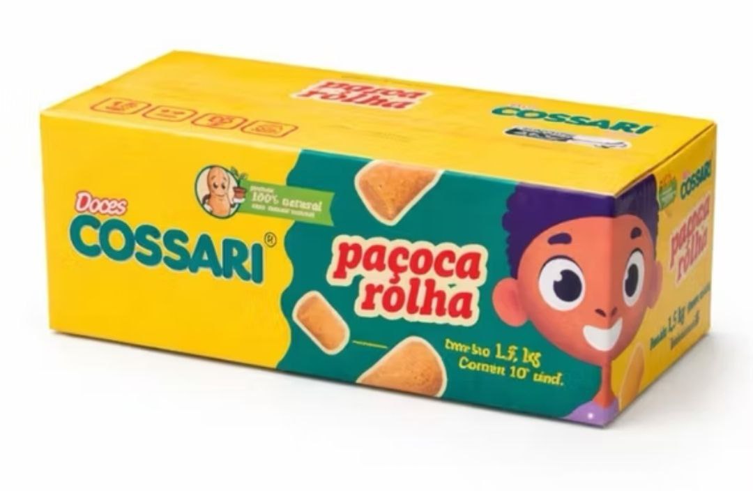Paçoca 100 unidades (caixa)