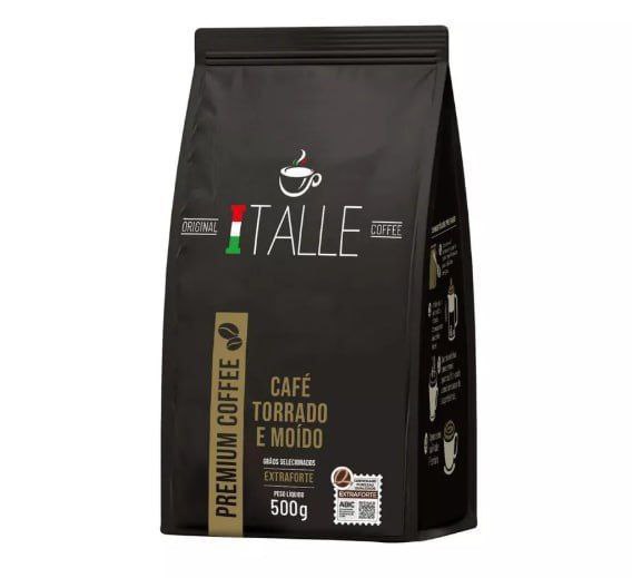 Café Torrado E Moído Extraforte Café Italle Cafe em Pó 500g