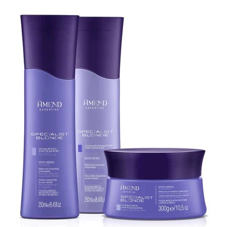 AMEND KIT EXPERTISE SPECIALIST BLONDE - 3 PRODUTOS