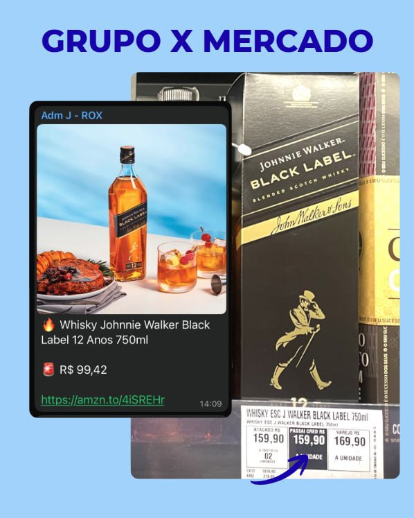 Whisky Johnnie Walker Black Label 12 Anos 750ml