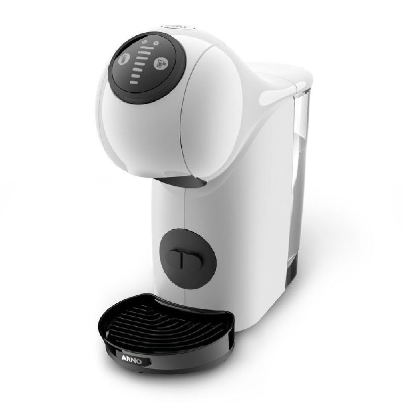 Cafeteira Arno Nescafé Dolce Gusto Genio S Basic DGS1, Branca, Multibebidas, 15 Bars, Função XL, Tanque Removível, Design Compacto, 110V