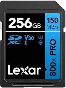 Lexar High-Performance 800x PRO SDHC/SDXC UHS-I Cards BLUE Series 256GB