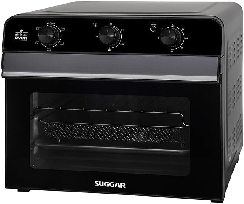 SUGGAR FORNO AIR FRYER OVEN 25 LITROS PRETO 110V FE2501PT