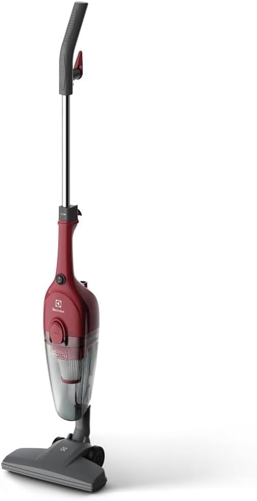 Electrolux Aspirador pó vertical com fio portátil de mão 2 em 1 1100W cabo 5m capacidade 1,2L filtro HEPA Electrolux STK13 vermelho 220V