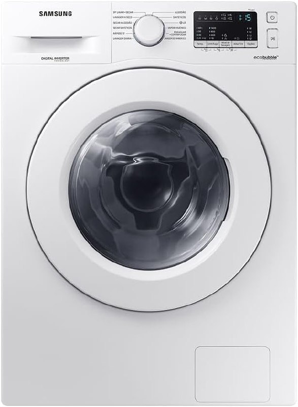 Samsung Lava e Seca Digital Inverter Ecobubble WD10M Branca 10.1kg 220V