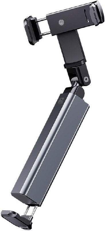 Geonav Suporte Portátil e Dobrável Com Rotação 360º para Celular Em Alumínio e ABS para Modelos de 4 a 7 polegadas, SUPVGSG, Cinza