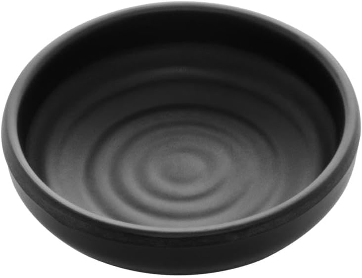 LYOR - Porta Shoyu Redondo de Melamina Tóquio Preto 30ml
