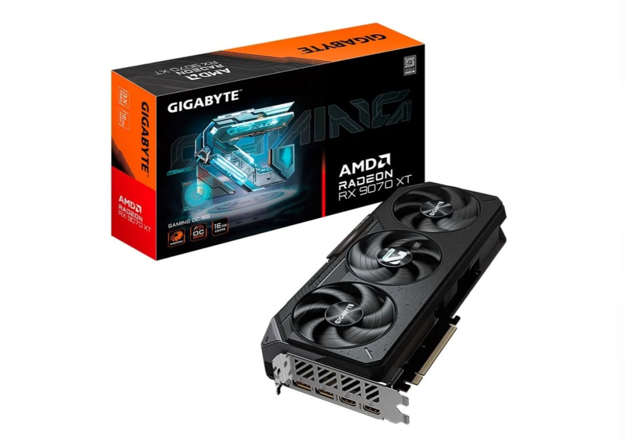 Placa de Vídeo Gigabyte RX 9070 XT GAMING OC 16G AMD Radeon, RGB, 16GB