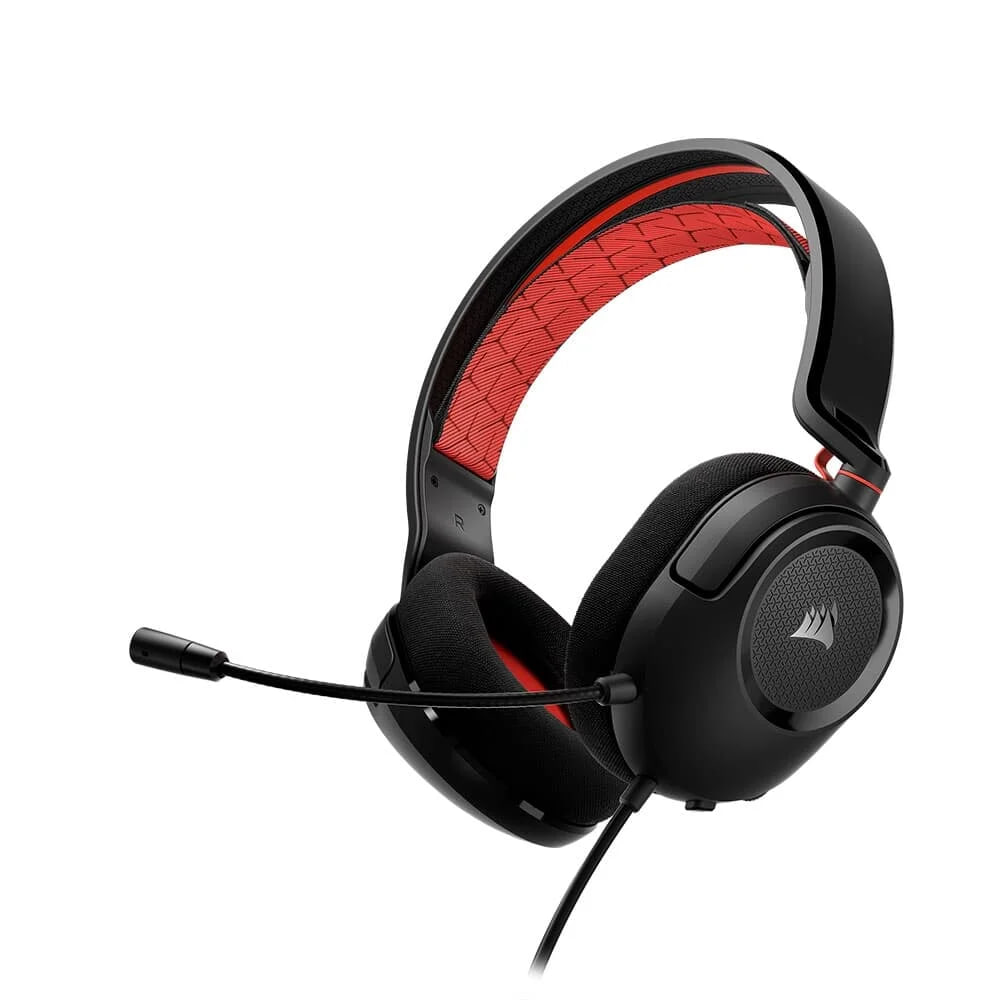 Headset Gamer Corsair HS35 v2, Preto e Vermelho - CA-9011384-NA