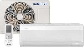 Samsung Ar-condicionado Split Inverter WindFree AI 12.000 BTUs Frio Sem Vento AR12DYFAAWKNAZ 220V