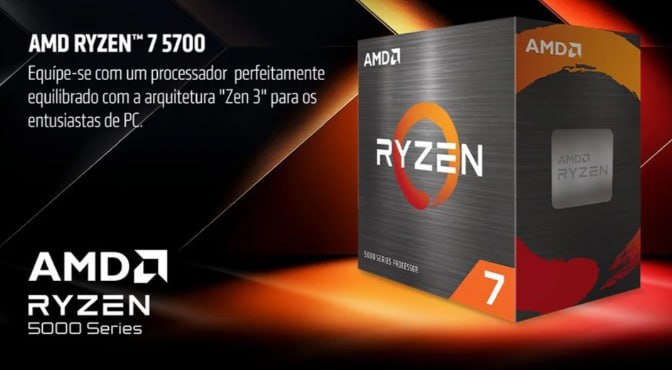 Processador AMD Ryzen 7 5700