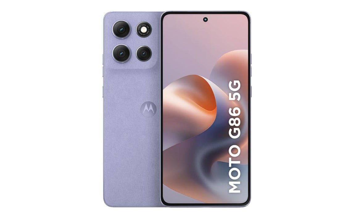 Smartphone Motorola Moto g86 5G - 512GB 24GB (8GB RAM+16GB Ram Boost) Tela 1.5K pOLED, 50MP Sony camera OIS Moto AI, videos em 4K, IP68 + IP69 - Lilas