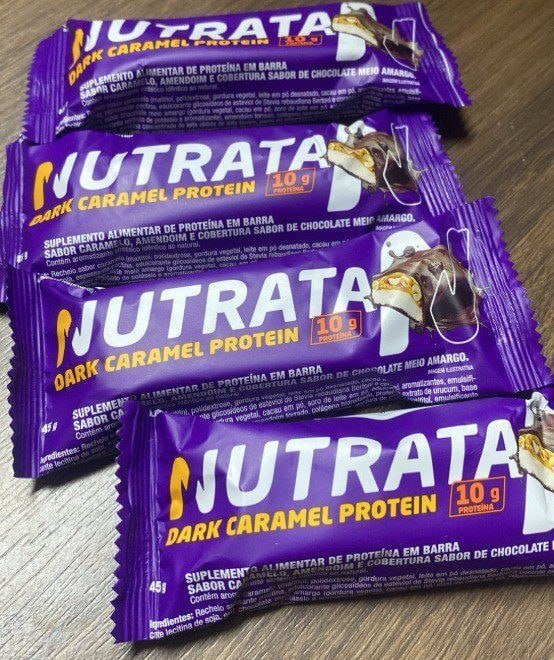 Barra de proteína Nutrata 12 unidades 45g Dark Caramel