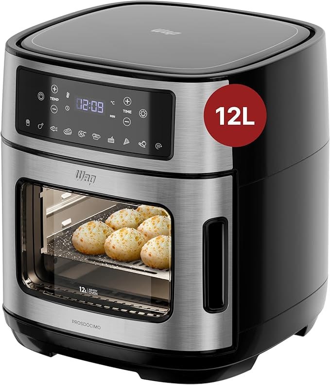 WAP Fritadeira Elétrica Air Fryer Oven Digital 12 Litros
