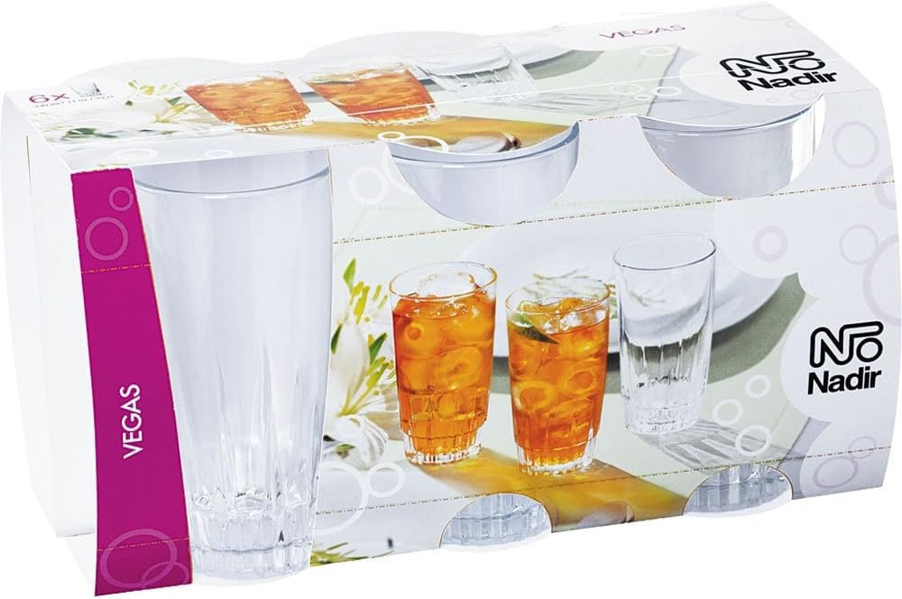 Conjunto 6 Copos Longo 330ml Vegas Nadir