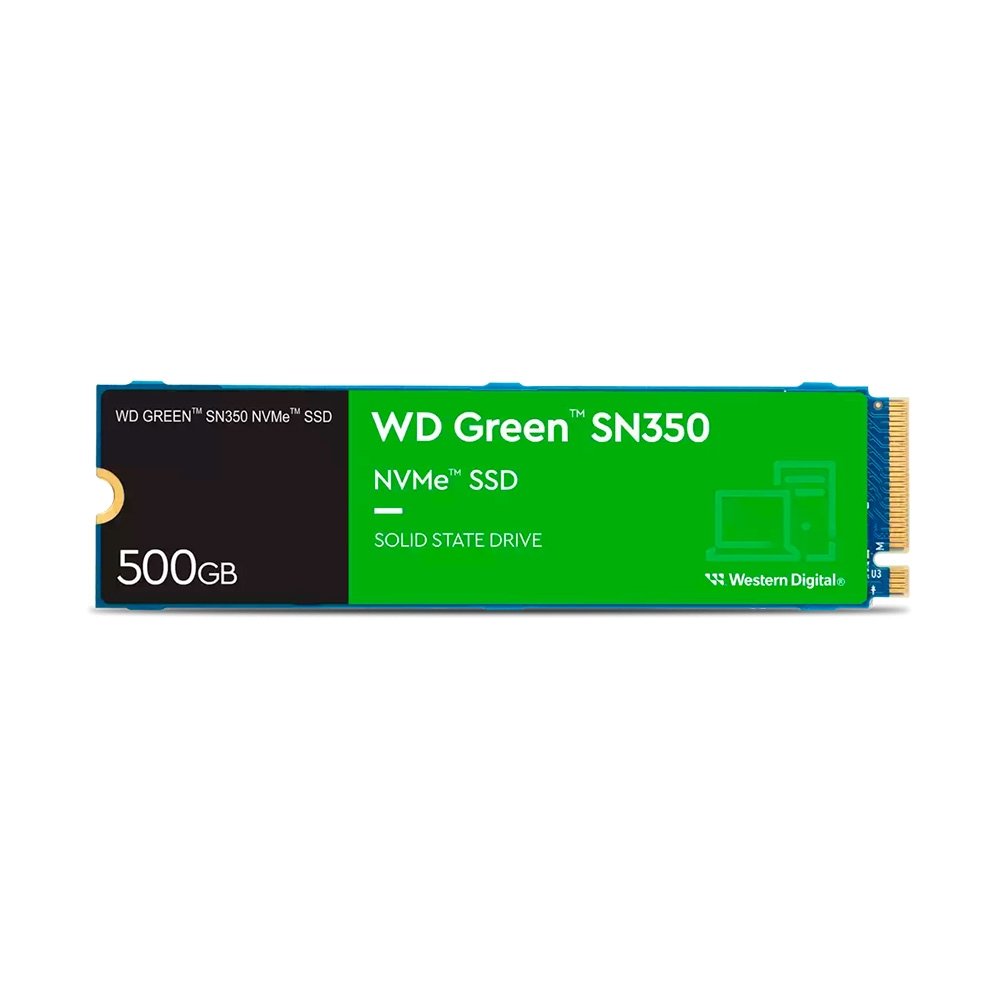 SSD Sandisk PC SN350, 500GB, PCIe, NVMe, Leitura: 2400MB/s e Gravação: 1500MB/s, Preto - WDS500G2G0C