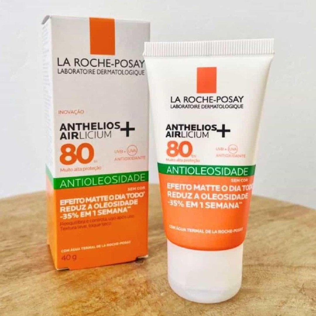 Protetor Solar La Roche-Posay Anthelios Airlicium FPS 80 Sem Cor 40g