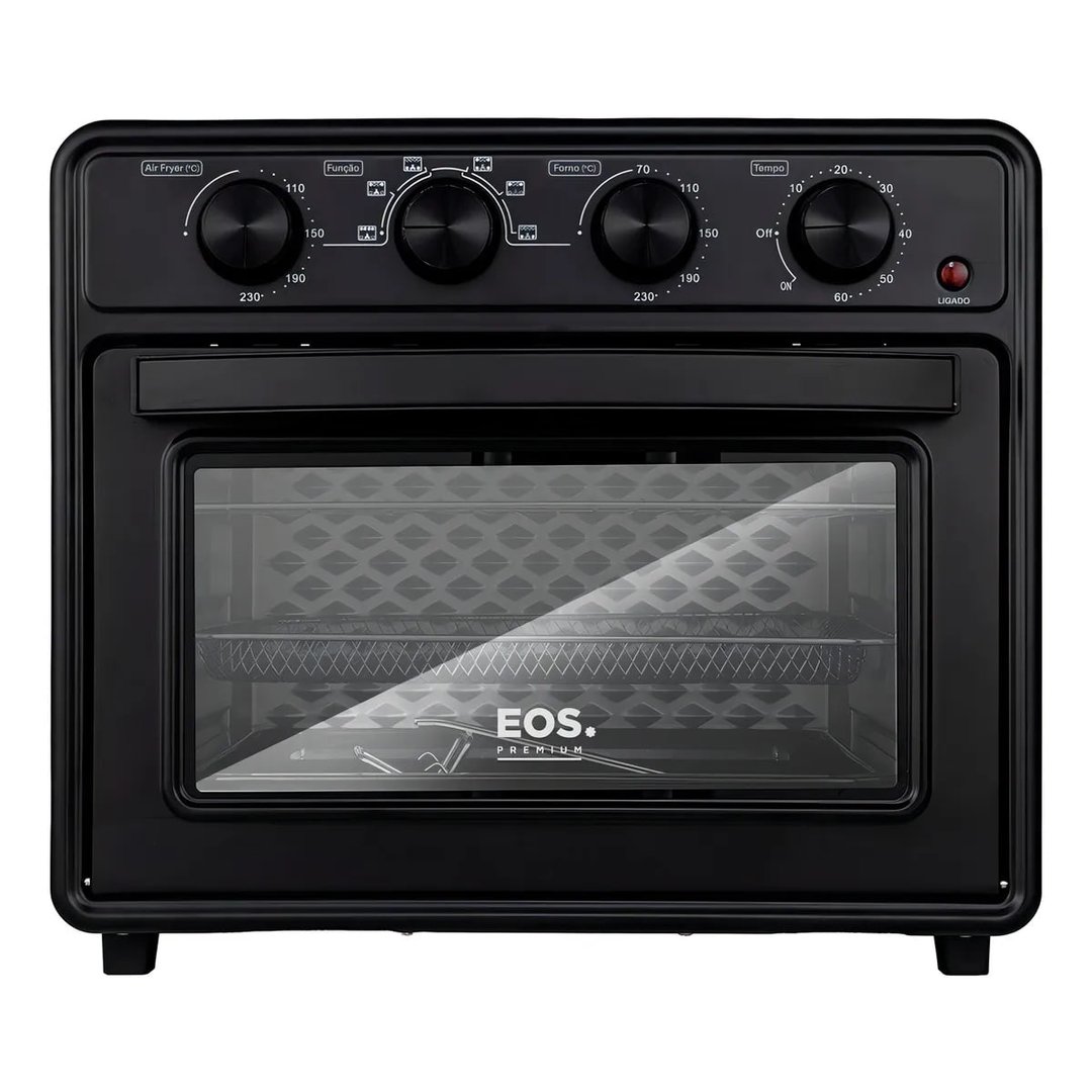 Forno e Fritadeira Air Fryer Eos 35 Litros Premium All Black Eaf35ap