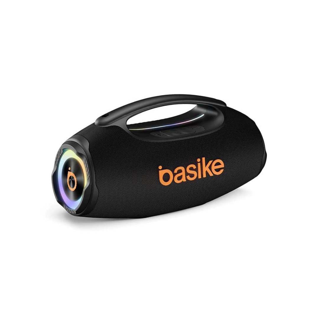 Astgn X Basike Caixa de Som Bluetooth Estéreo 80W Potente IPX6 TWS RGB