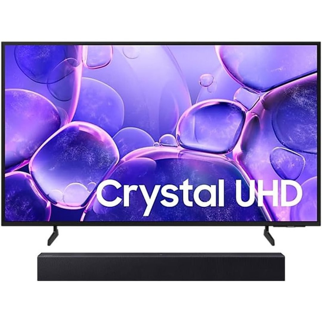 Samsung Combo Smart TV 58" Crystal UHD 4K U8500F 2025 + Soundbar Samsung HW-B400F