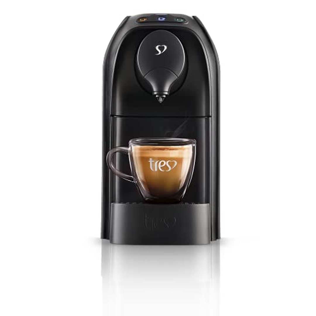 3 Corações TRES Cafeteira Espresso e Multibebida Passione Preta - 220V