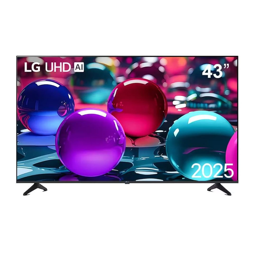 Smart TV 4K 43 UHD 43UA7500PSA Processador a7 Gen8 Alexa Integrado Otimizador de Jogos LG