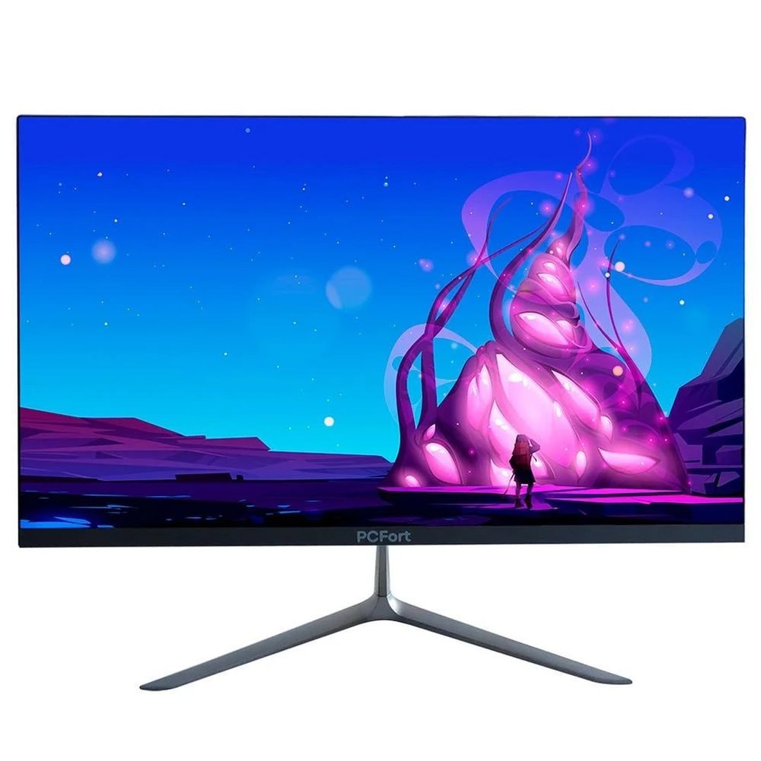 Monitor Gamer PCFort 23.8", Full HD, 165Hz, 1ms, FreeSync, DisplayPort e HDMI, Preto e Prata - H238F165