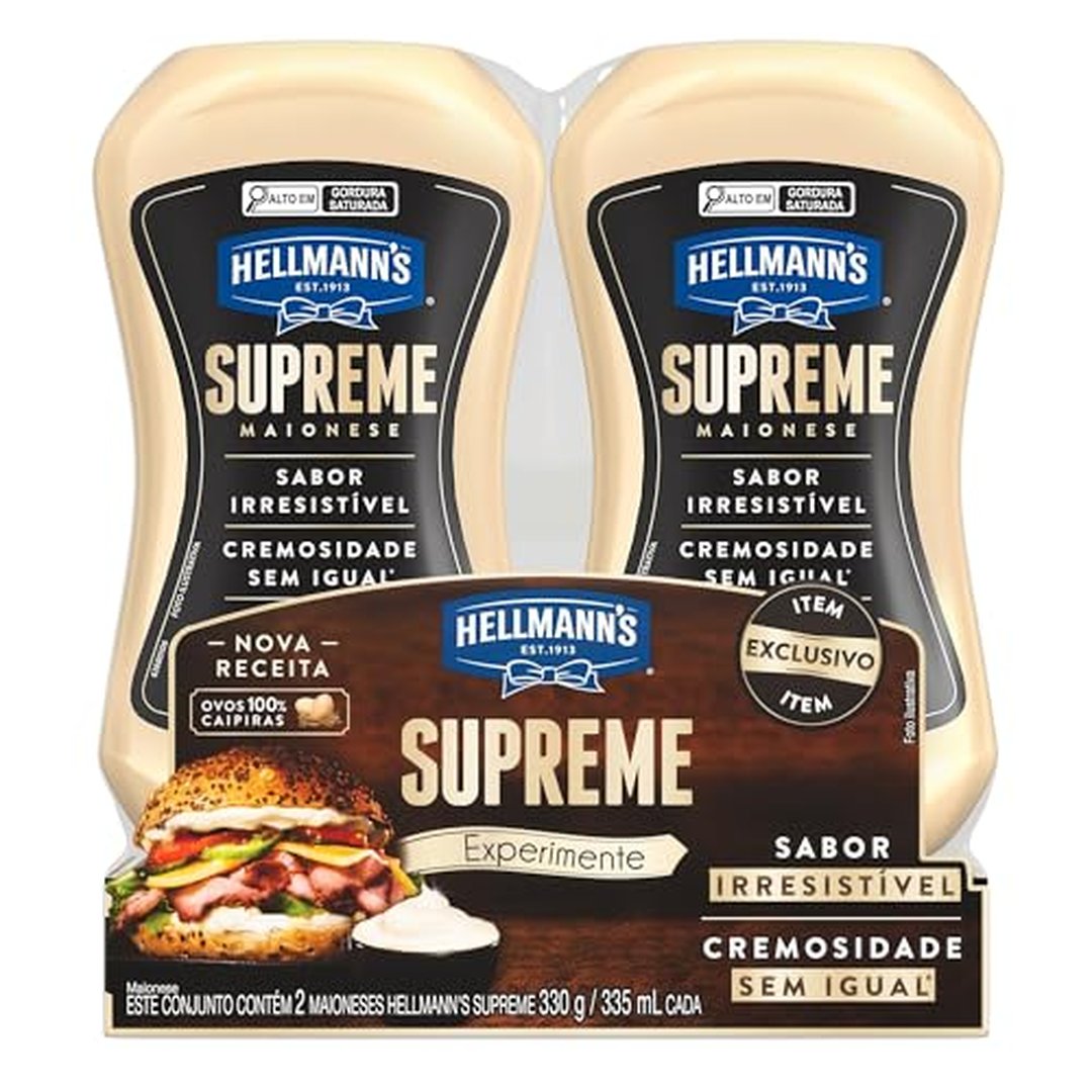 Pack 2und. Maionese Hellmann's Supreme 330g