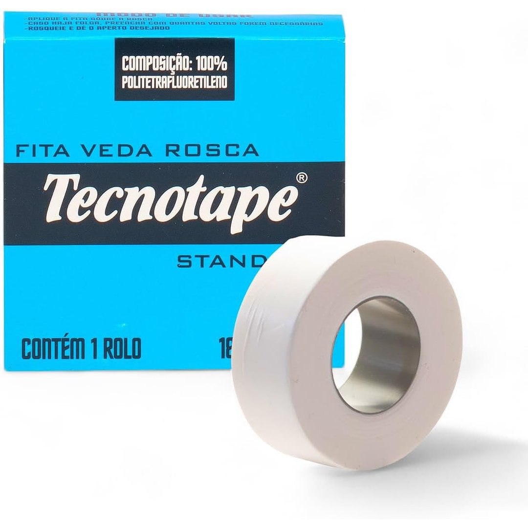FITA VEDA ROSCA TECNOTAPE - 12mmx10m