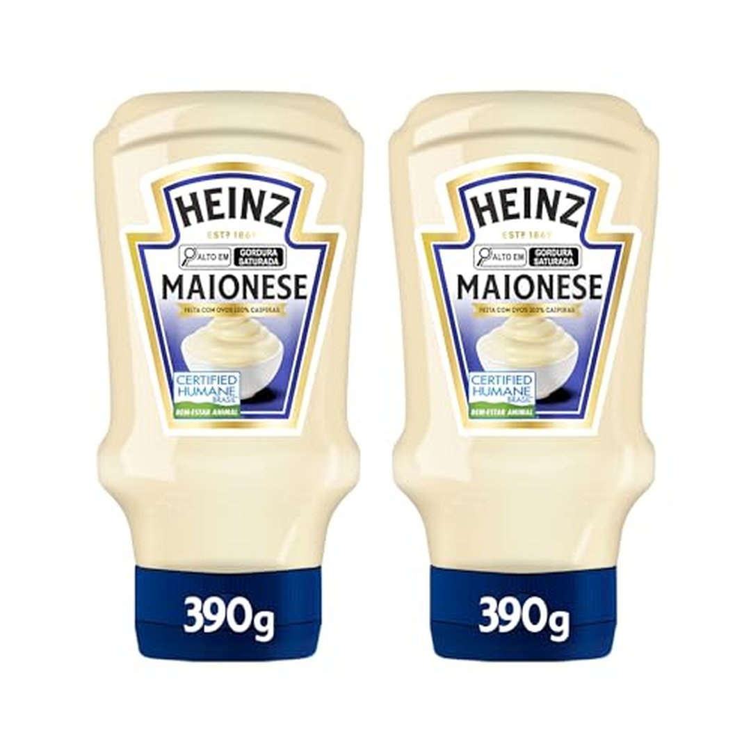 Heinz Pack Maionese Tradicional 390g - 2 unidades