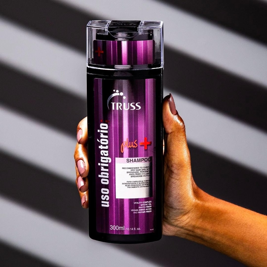 Truss Shampoo Uso Obrigatório Plus | Reparação e Fortalecimento para Cabelos Fragilizados | 300ml