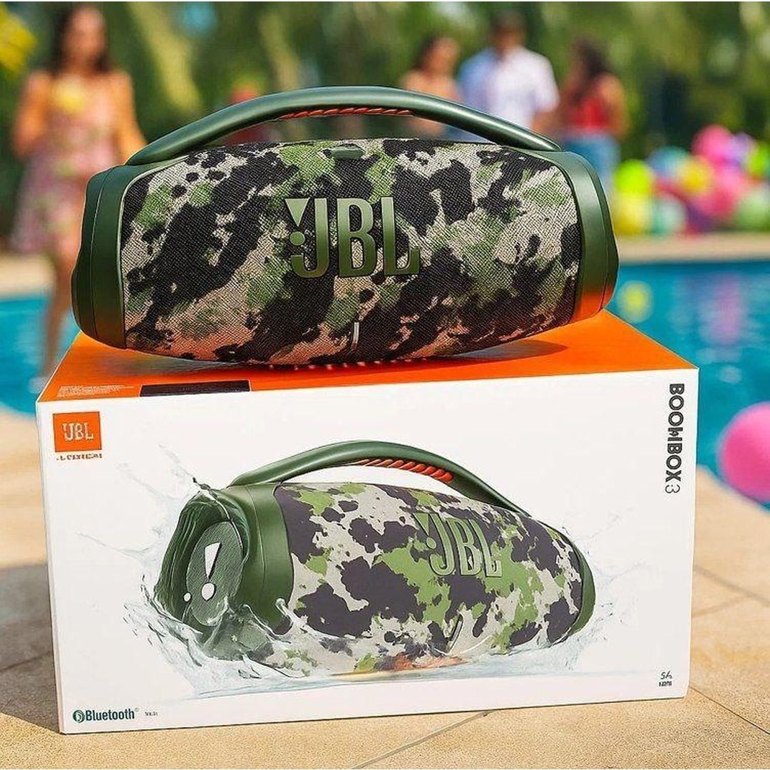 JBL Boombox 3 Grave Forte Bivolt 180W