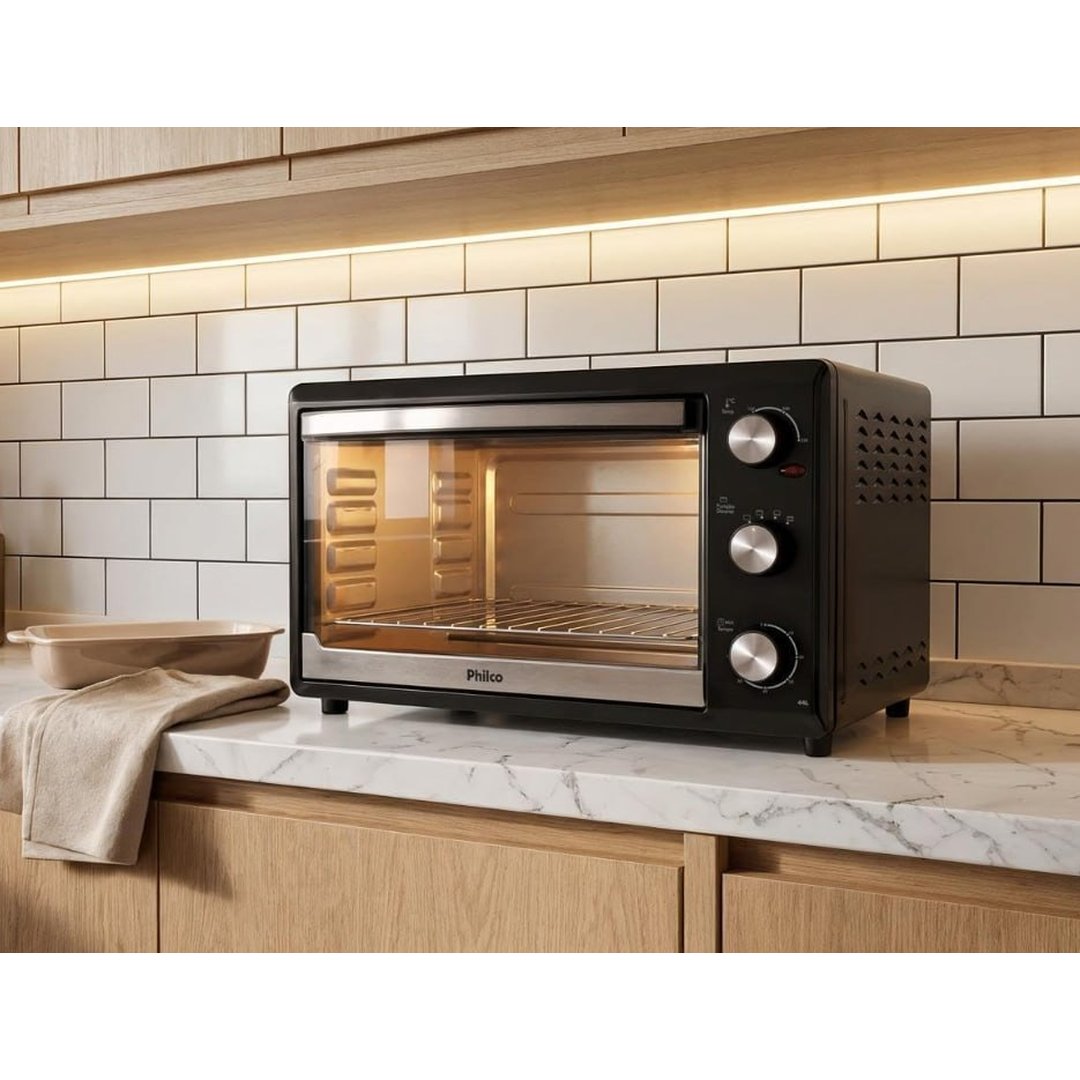 Forno Elétrico Philco PFE44P Dupla Resistência 44L 220V