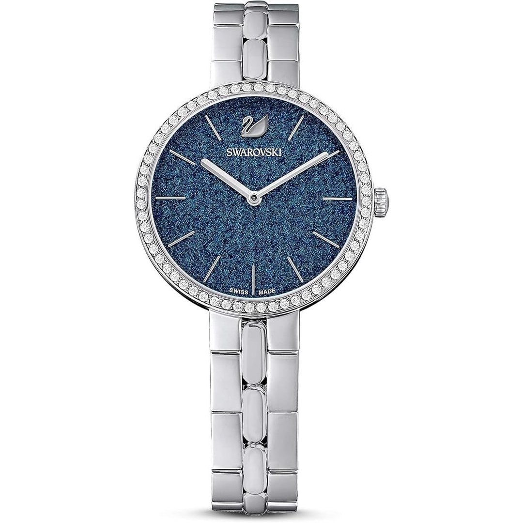 SWAROVSKI Coleção de relógios Cosmopolitan feminino, pulseira de metal, pulseira de aço inoxidável