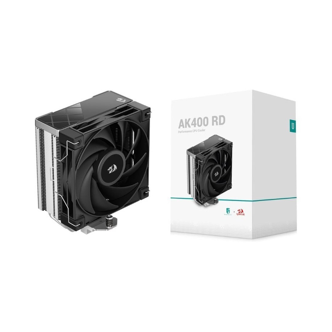Air Cooler GamerStorm X Redragon AK400 RD Preto 4 Heatpipes Fan 120 mm