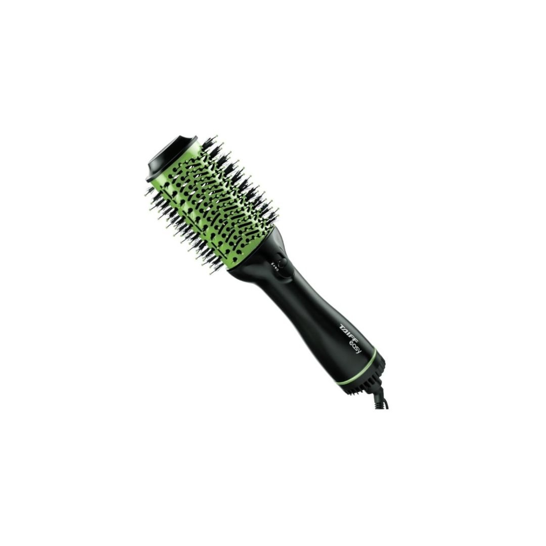 Escova Taiff Easy Oval, Secadora, Alisadora e Volumizadora, Verde, 220V