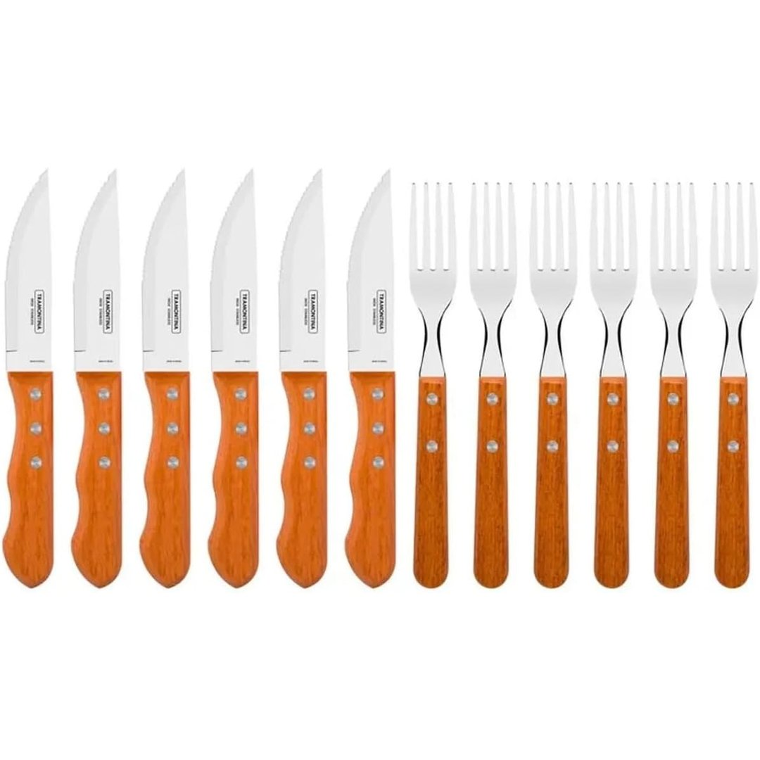 JOGO CHURRASCO INOX 12PC DYNAMIC