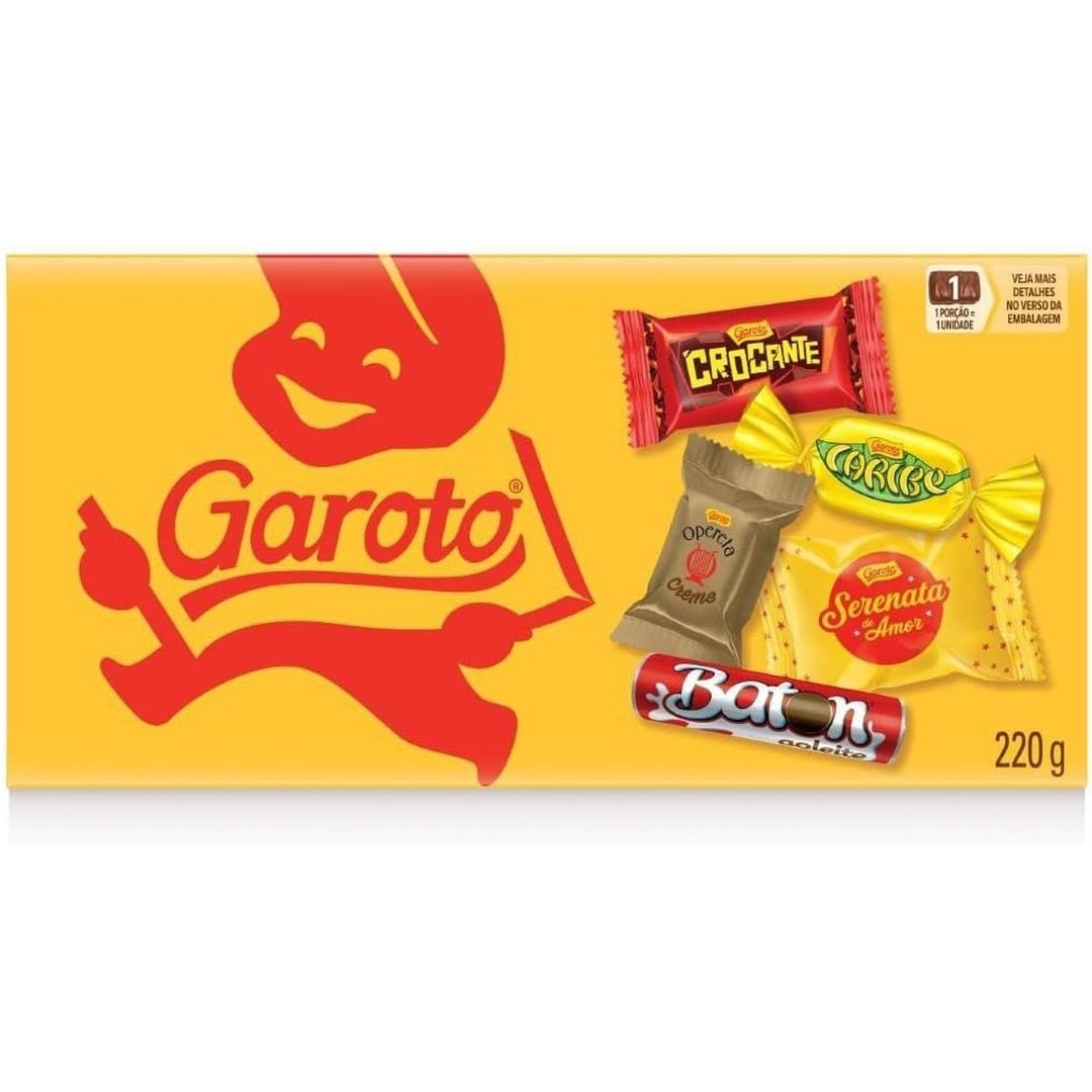 Bombom GAROTO Sortido Caixa 220g