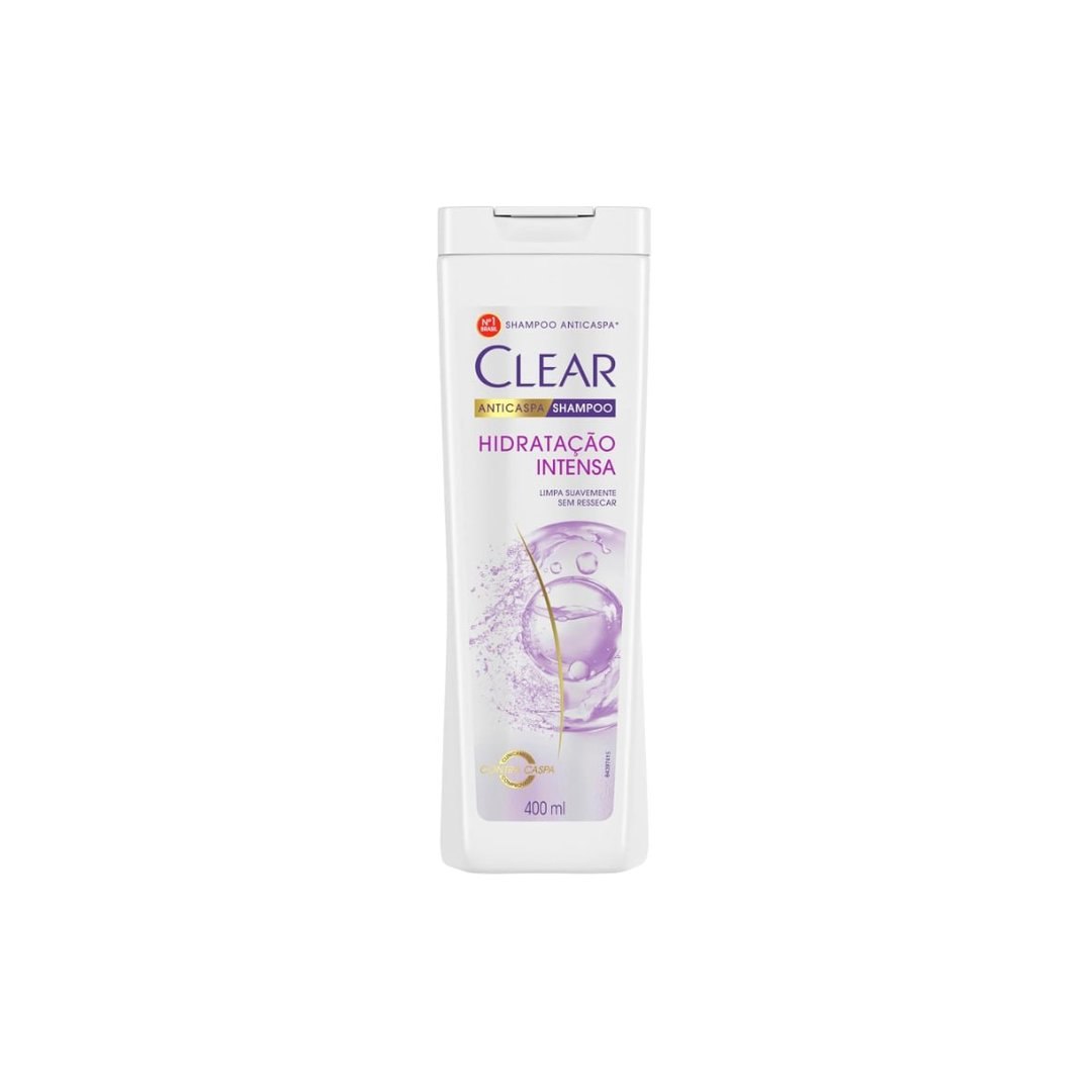 Clear Anticaspahidratação Intensa Shampoo 400 Ml